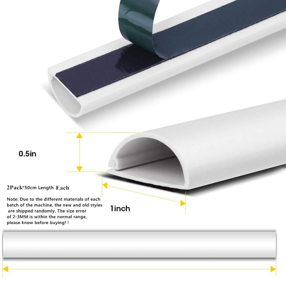 Main product image of D Channel Cable Raceway for On-Wall Cable Management