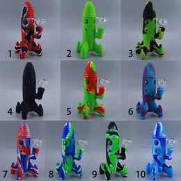 Product image of Silicone Hookah, Rocket-Shaped Smoking Device