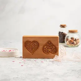 Product image of Wooden Hand Tool for Cookie Dough Stamping