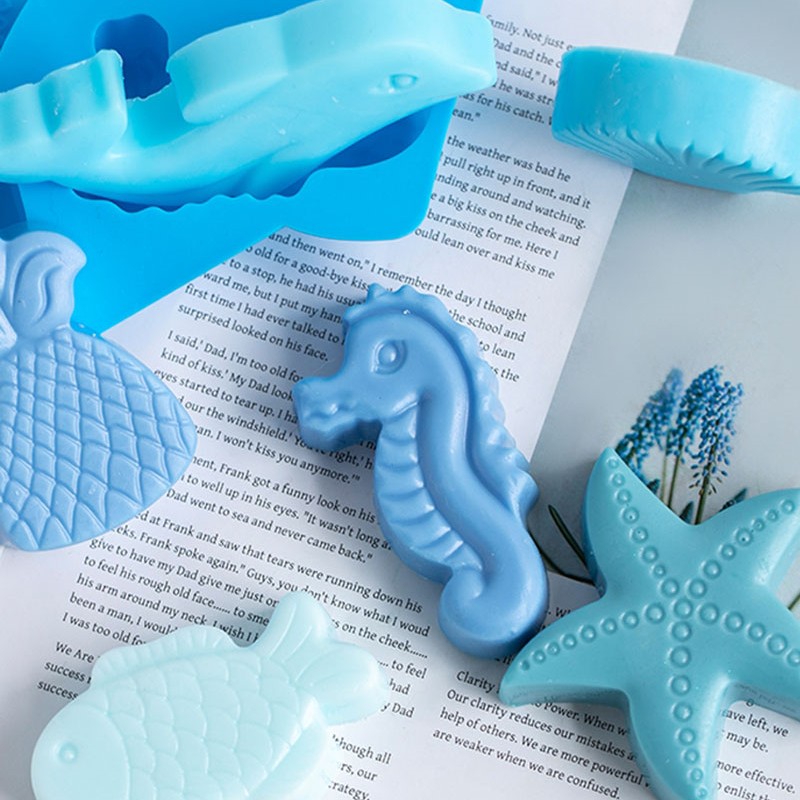 Main product image of Silicone Mold for Marine Fish and Seahorse Shapes