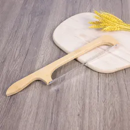 Product image of Serrated Bread Knife, Stiff Blade, Wooden Handle