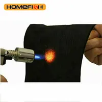 Product image of Black Graphite Felt Fire Blanket, Welding Torch Shield, High Temp, 300x200mm