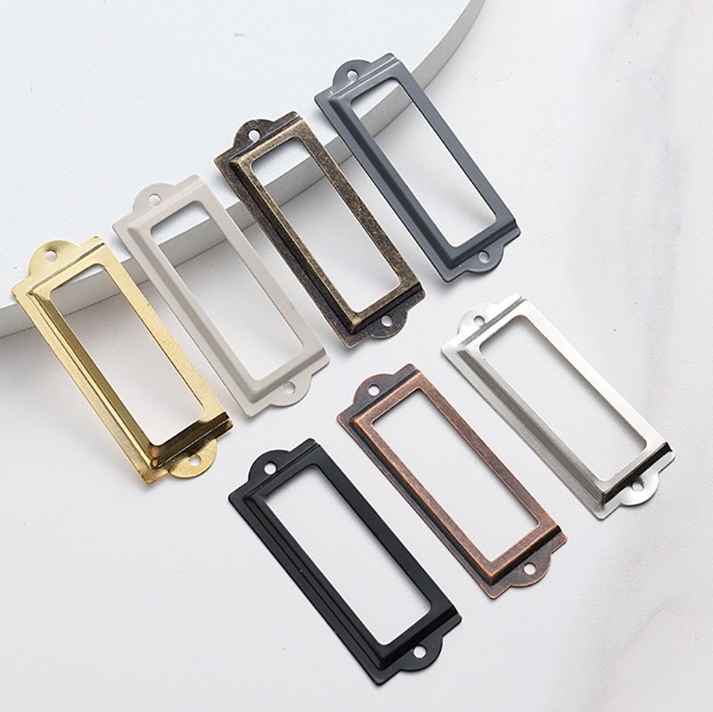 Main product image of Iron Metal Card Label Holder Frame for Drawers