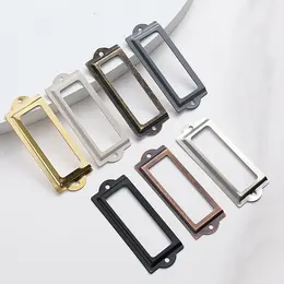 Product image of Iron Metal Card Label Holder Frame for Drawers