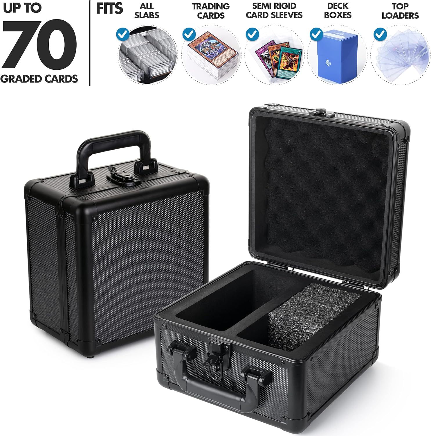 Main product image of Two-Slot Protective Storage Box for Graded Collectible Cards