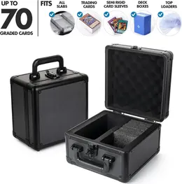 Product image of Two-Slot Protective Storage Box for Graded Collectible Cards