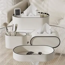 Product image of Leather Desktop Storage Box for Office and Small Parts