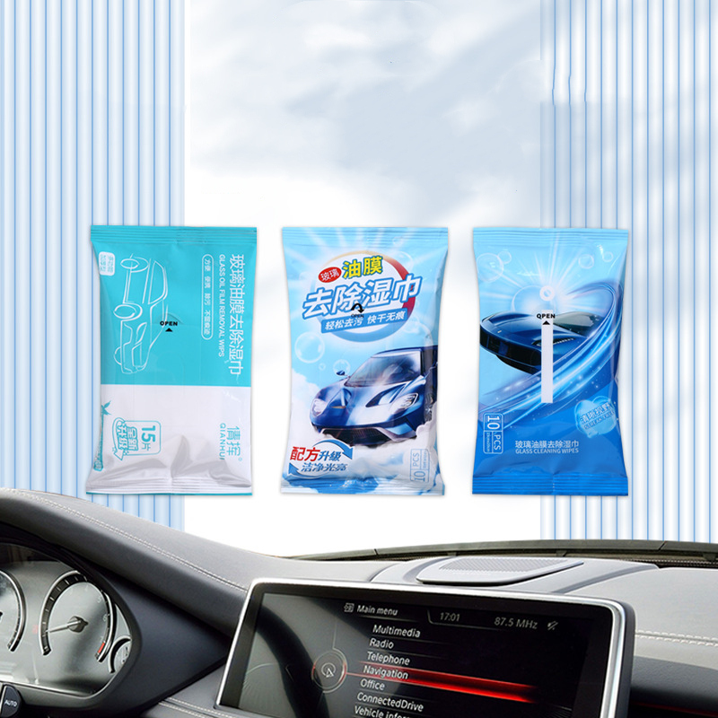 Main product image of Car Windshield Oil Film Cleaning Disposable Wipes