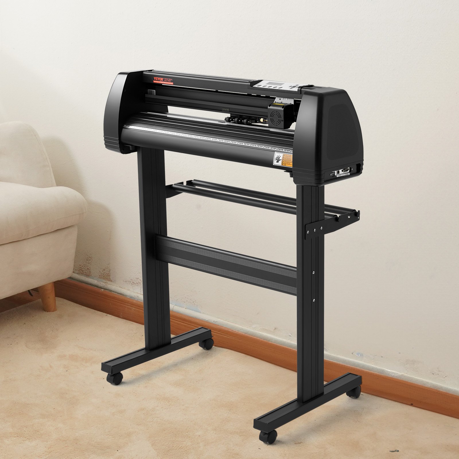 Main product image of VEVOR 28-inch Vinyl Cutter Plotter, LCD, Double-Spring Pinch Rollers, Signmaster