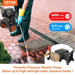 Product image of VEVOR Pressure Washer Pump, Horizontal Triplex, 4400 PSI, 4 GPM