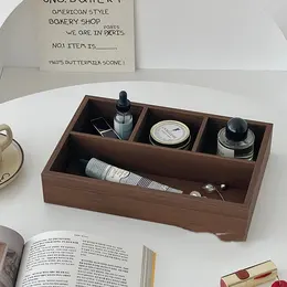 Product image of Wood Desktop Storage Box with Grid Compartments