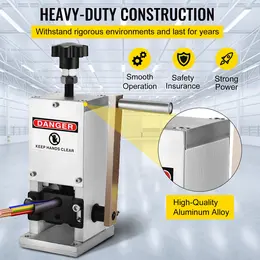 Product image of VEVOR Manual Wire Stripping Machine, 0.06-0.98 Inch, Hand Crank, Aluminum