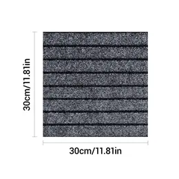 Product image of Seven Stripe Self-Adhesive Gray Carpet Floor Mat