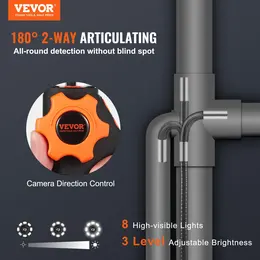 Product image of Borescope Endoscope, Two-Way Articulating, IPS 8X Zoom, 6.4mm Lens
