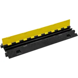 Product image of 5-Pack 2-Channel TPU Cable Protector Ramp, 22,000 lb Load Capacity