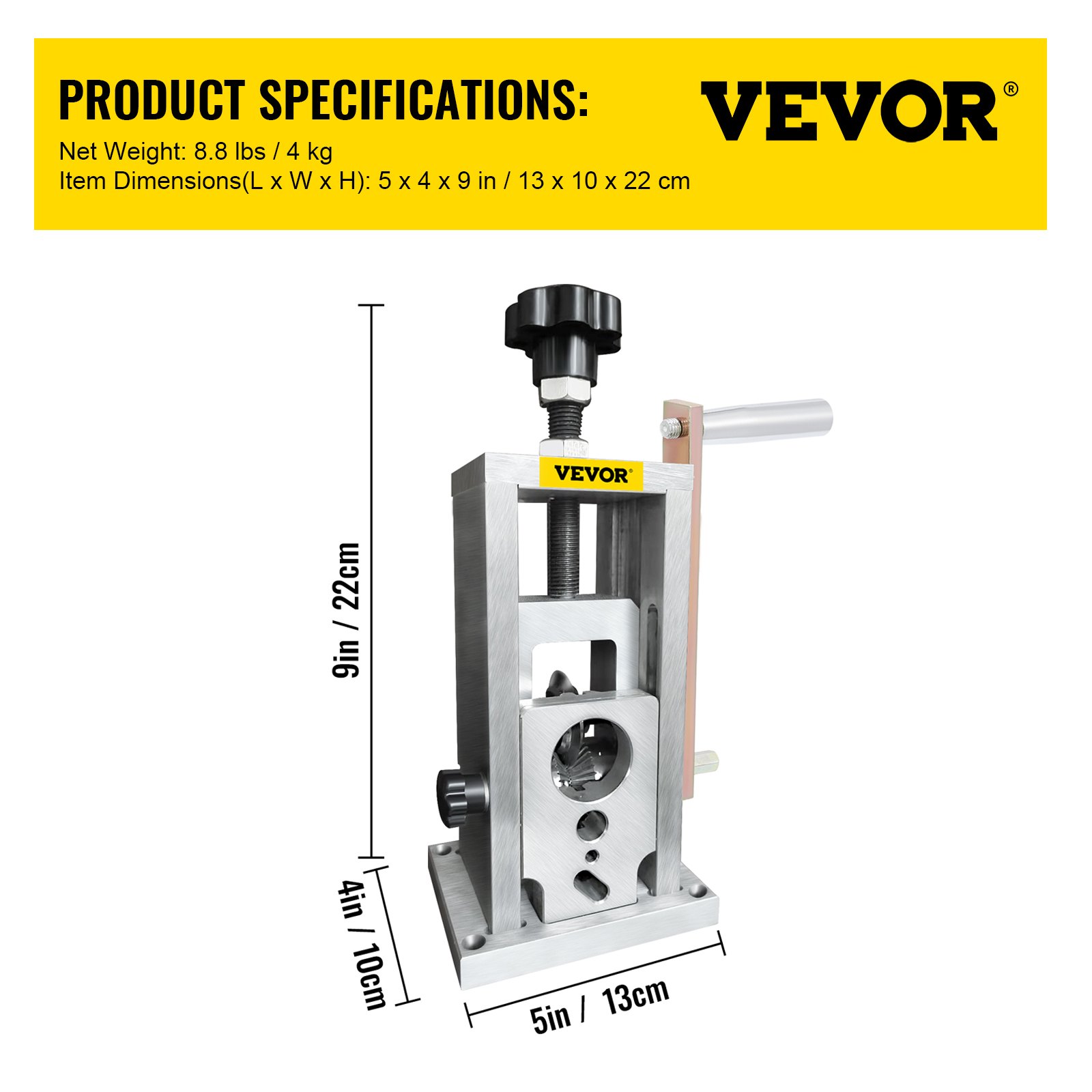 Main product image of Wire Stripping Machine, 0.06-1.57 in. Drill Powered, Manual