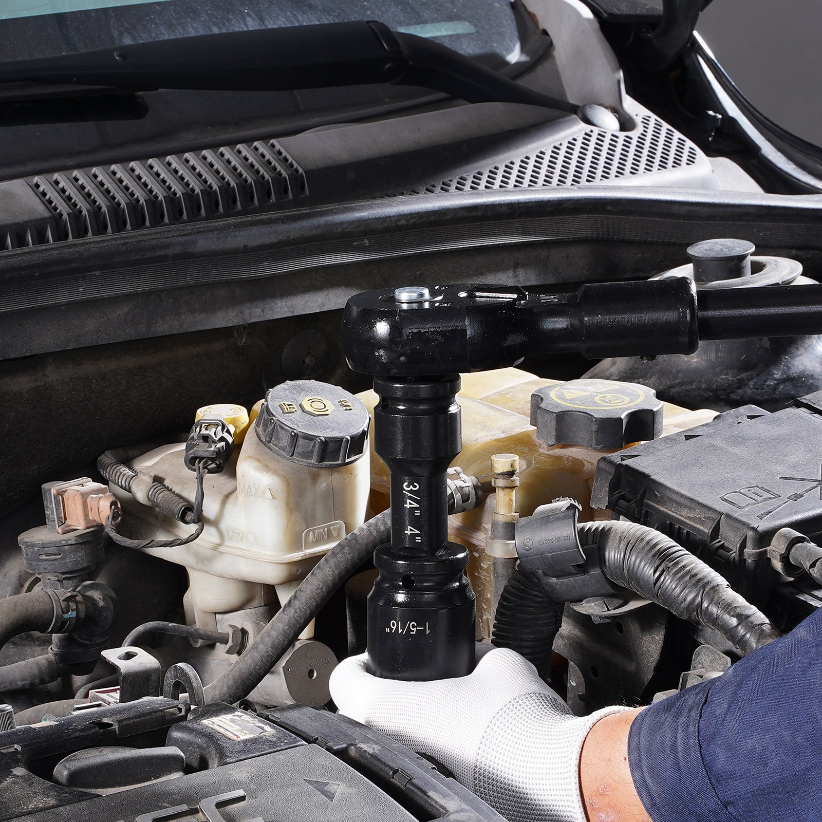 Main product image of SAE Impact Socket Set, 21-Piece, Up To 2 Inches