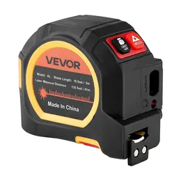 Product image of Rechargeable Laser Distance Measurer 135ft, 16ft Magnetic Tape Measure