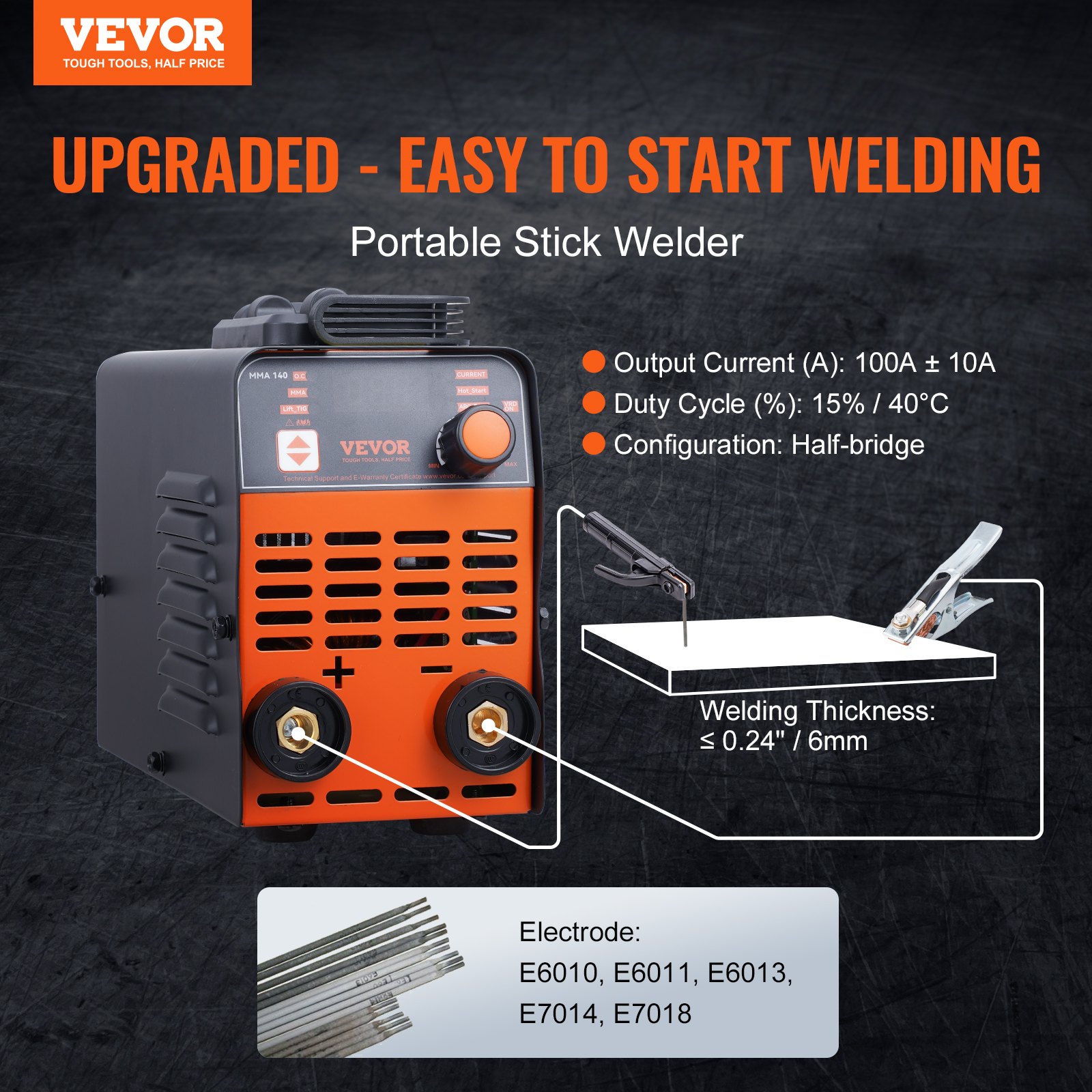 Main product image of ARCStick Welder 110V 140A Stick Lift TIG 2-in-1 Welding Machine