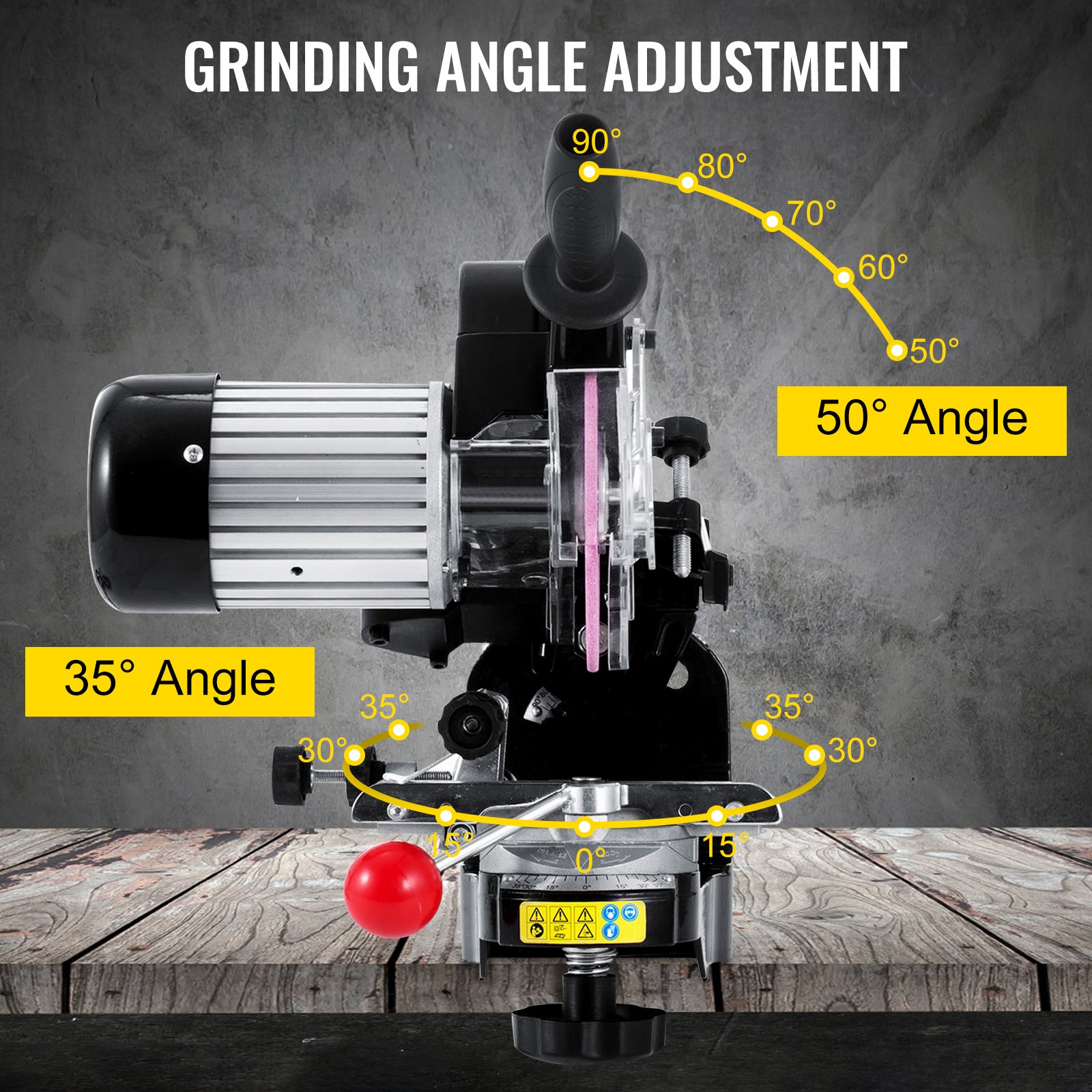 Main product image of 230W Electric Chainsaw Sharpener, Multi-Angle, 3000 RPM