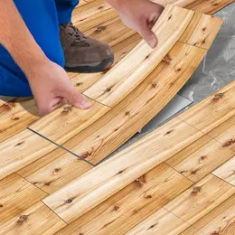 Product image of Self-Adhesive Wood Grain Flooring for DIY Installation