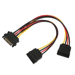 Product image of 15 Pin Y Splitter Cable Adapter, Male to Female, Hard Drive