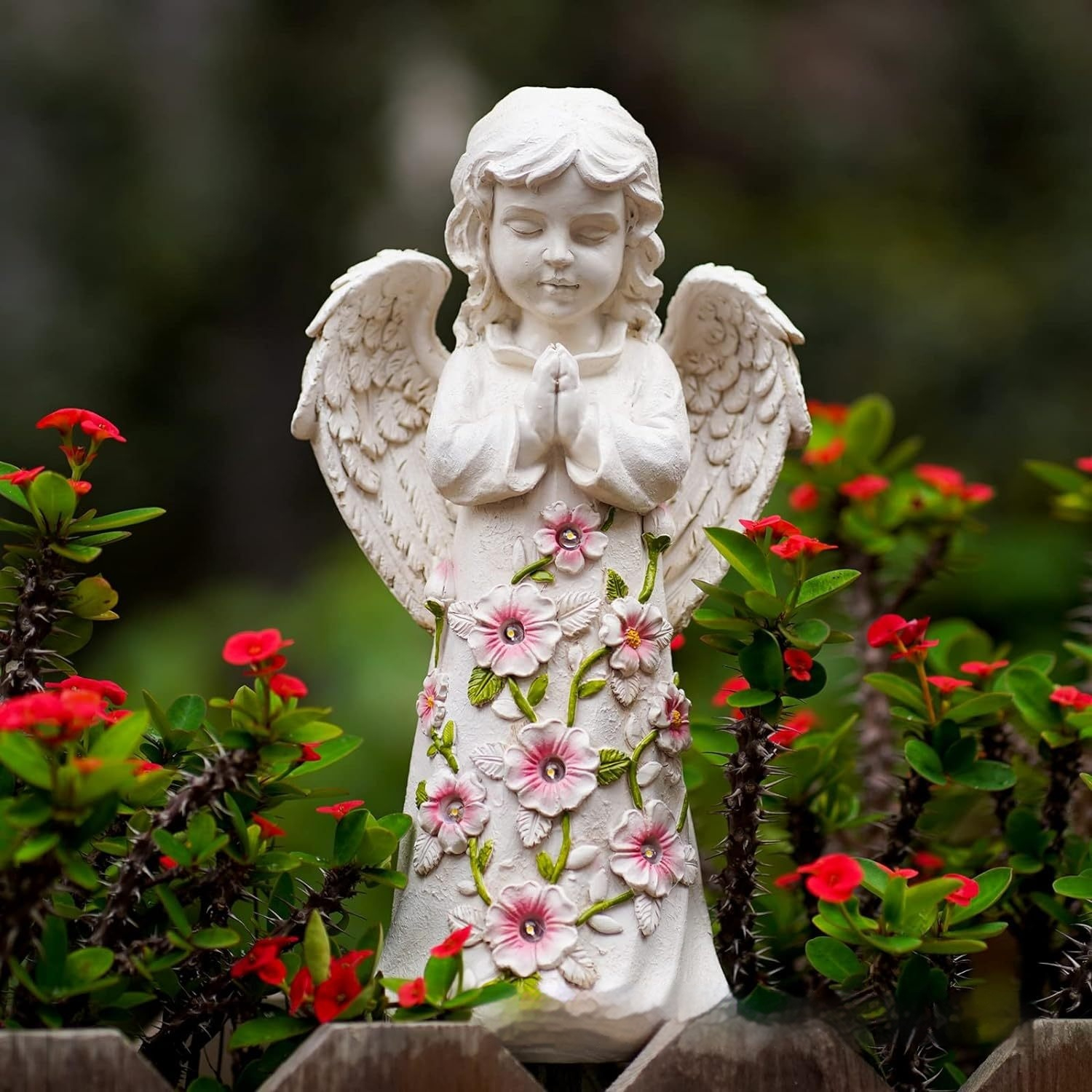 Main product image of Resin Angel Wings Outdoor Solar Garden Light