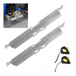 Product image of 2-Piece Wheel Alignment Toe Plates with 2 Tape Measures