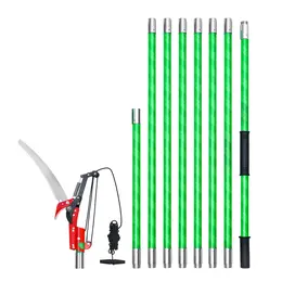 Product image of Manual Pole Saw & Bypass Pruner, 118-809.3 cm Extendable, 65Mn Steel Blade