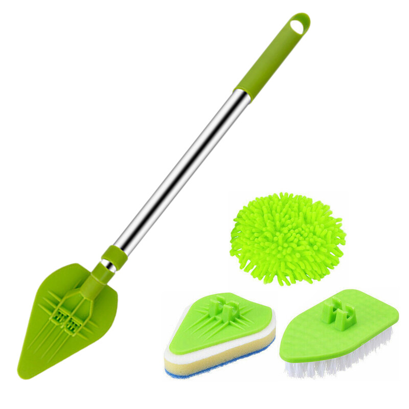 Main product image of Long Handle Cleaning Brush for Bathroom Tiles, Showers, Tubs, and Floors