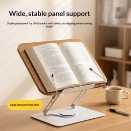 Product image of Desktop Book Stand Tablet Holder, 360 Rotating, Adjustable for Books, Tablets