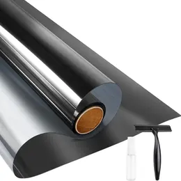 Product image of Window Privacy Film, One-Way Daytime, Static Cling, UV Reflective