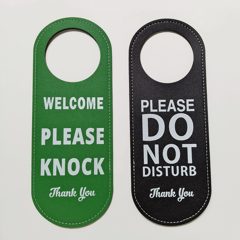 Main product image of Do Not Disturb Door Hanger Sign for Commercial Use
