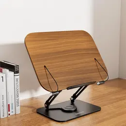 Product image of Adjustable Book Stand with Swivel Base and Page Clips
