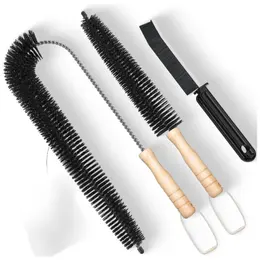 Product image of Dryer Vent Cleaning Kit, 3-Piece, with Crevice Tool and Lint Brushes