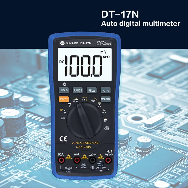 Main product image of DT 17N Auto Ranging Digital Multimeter, Professional Grade