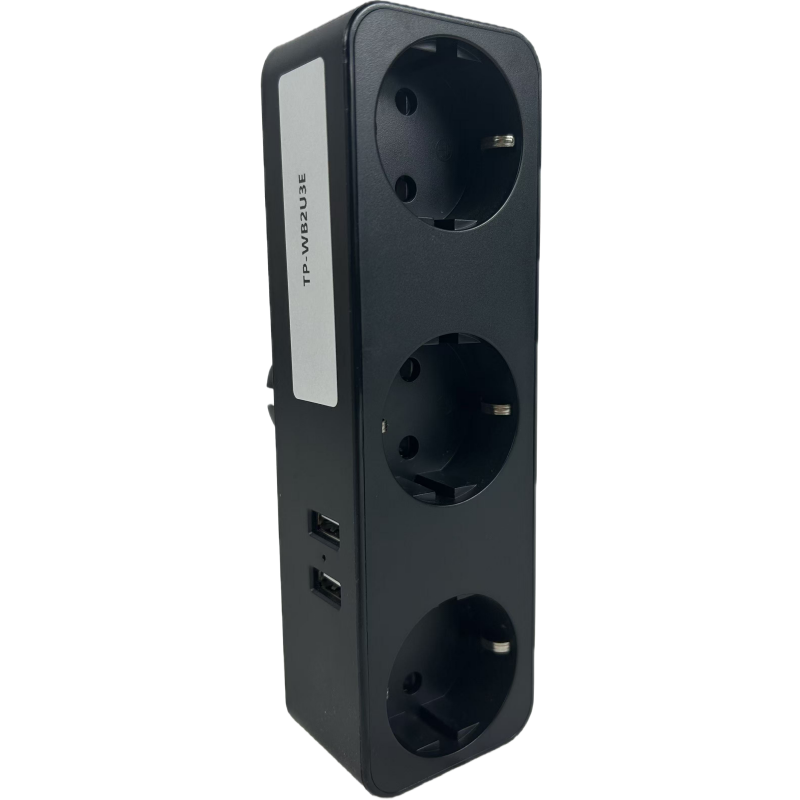 Main product image of Black Electrical Socket Outlet for Commercial and Industrial Use
