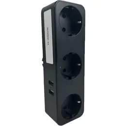 Product image of Black Electrical Socket Outlet for Commercial and Industrial Use