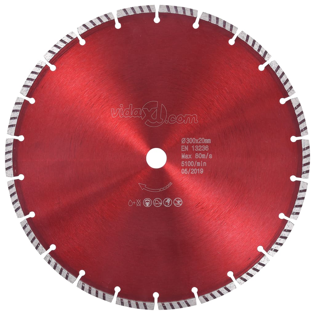 Main product image of Diamond Cutting Disc, 300 mm, Turbo Segment Type