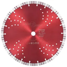 Product image of 300 mm Diamond Cutting Disc with Turbo Rim and Cooling Holes