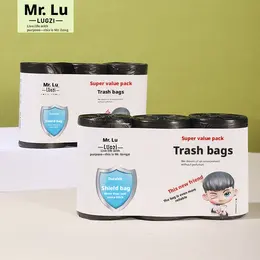 Product image of Black Vest-Style Garbage Bags, 45 x 60cm, 150 Count