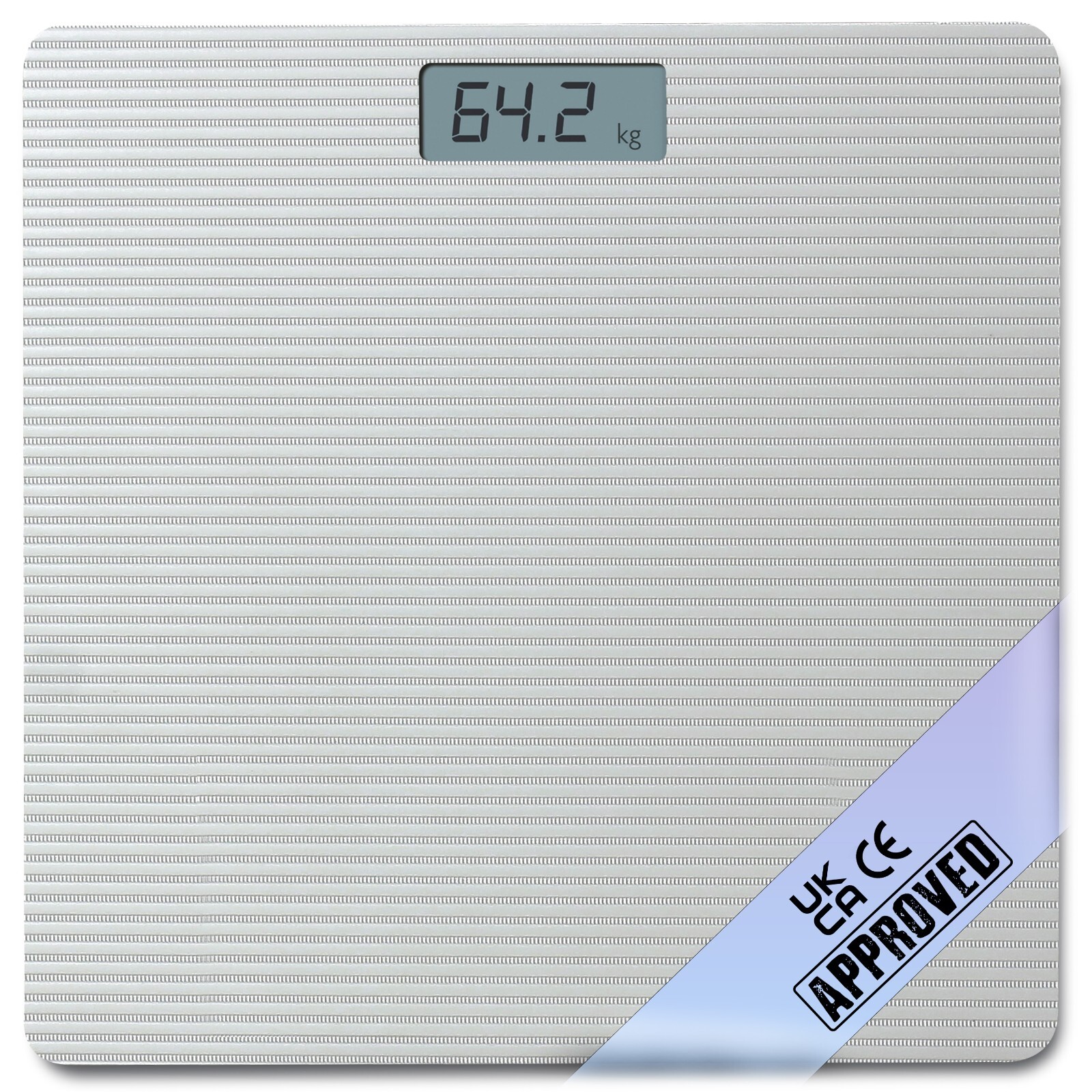 Main product image of Digital Weight Scale with Anti-Slip Surface, Silver