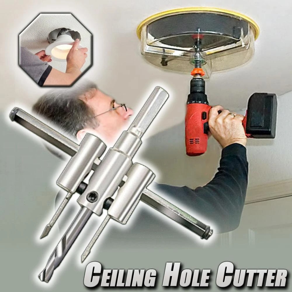 Main product image of Adjustable Ceiling Hole Cutter for Drywall and Plaster
