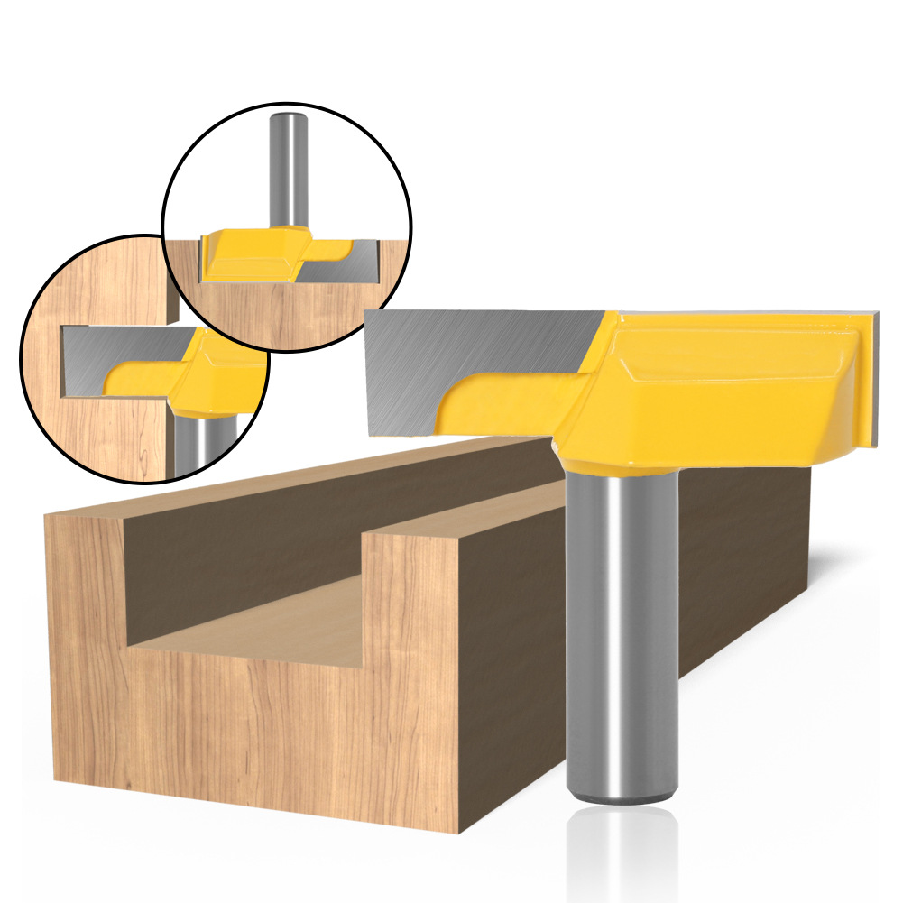 Main product image of Flat End Milling Cutter Bit for Woodworking Applications