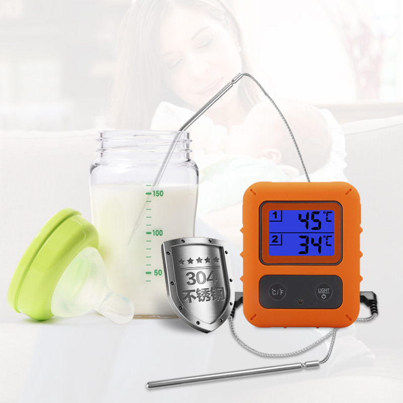 Main product image of Dual-Channel Electronic Digital Display Probe Thermometer