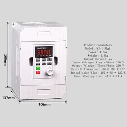 Product image of Three-Phase 380V Inverter Speed Controller, 0.75-7.5kW