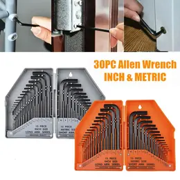 Product image of Allen Wrench Set, Standard and Metric Hex Keys