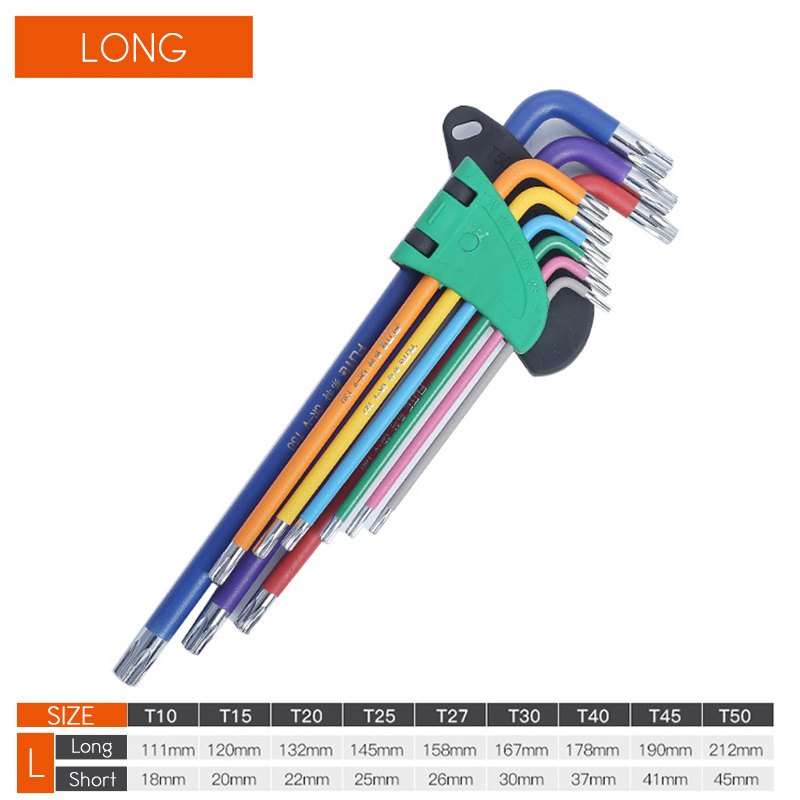 Main product image of FT Industrial Color Ball Head Allen Wrench, Chrome Vanadium Steel