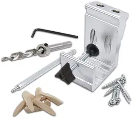 Product image of Woodworking Pocket Hole Jig and Oblique Drilling Guide Kit