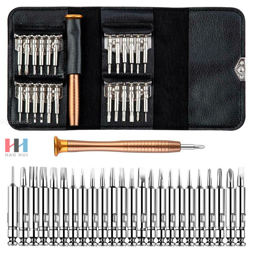 Main product image of Manual Screwdriver Bit Set in Leather Case